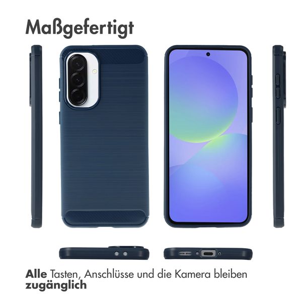 imoshion Brushed Back Cover Samsung Galaxy A37 (5G) - Blau
