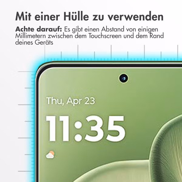 Accezz Screen Protector aus gehärtetem Glas Motorola Edge 60 Pro