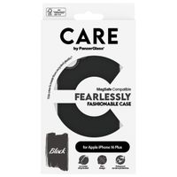 CARE by PanzerGlass Fashion Back Cover MagSafe für das iPhone 16 Plus - Schwarz