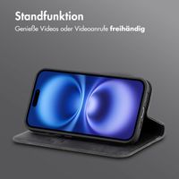 imoshion Slim Klapphülle Apple iPhone 16 - Schwarz