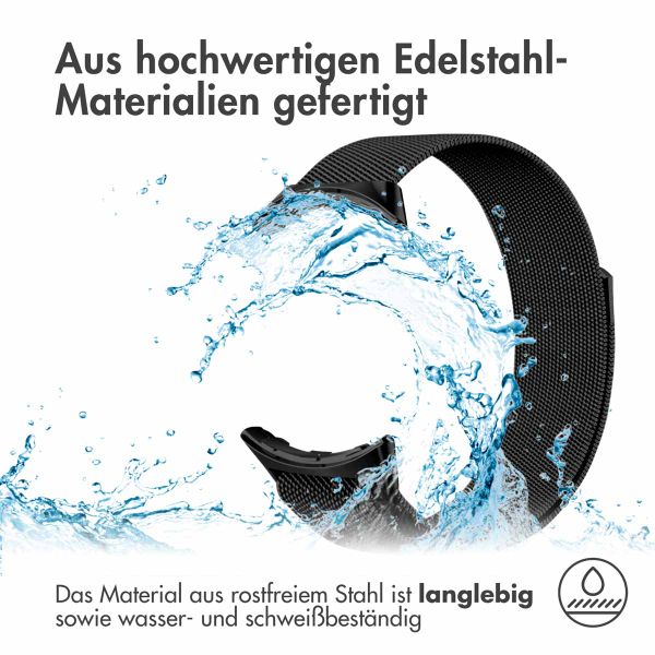 imoshion Mailändische Magnetarmband für das Google Pixel Watch / Watch 2 / Watch 3 (41 mm) - Schwarz