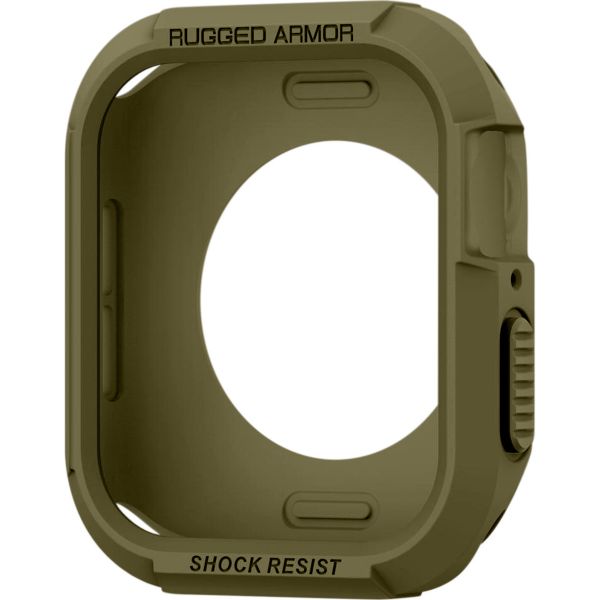 Spigen Rugged Armor™ Case für die Apple Watch Series 4-6 / SE - 44 mm - Grün