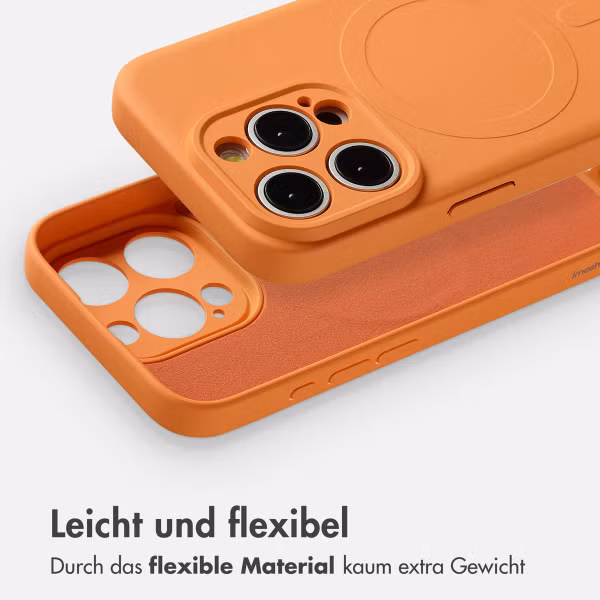 imoshion Color Back Cover mit MagSafe Apple iPhone 16 Pro Max - Neon Orange