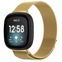 imoshion Mailändische Magnetarmband für das Fitbit Versa 4 / 3 / Sense (2) - Gold