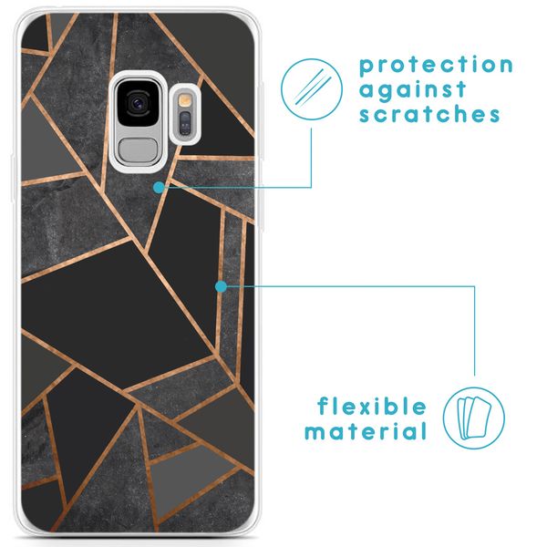 imoshion Design Hülle für das Samsung Galaxy S9 - Black Graphic