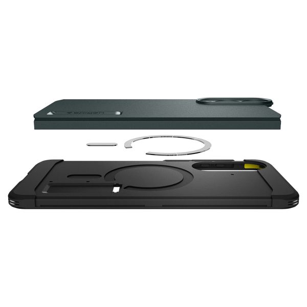 Spigen Tough Armor Backcover MagSafe Samsung Galaxy S25 Edge - Abyss Green