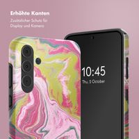 Selencia Vivid Backcover Samsung Galaxy A55 - Marble Pink