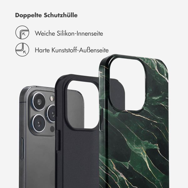 Selencia Vivid Tough Back Cover für das iPhone 13 Pro - Chic Marble Quartz