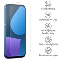 Accezz Displayschutz 2er-pack aus gehärtetem Glas Fairphone 5