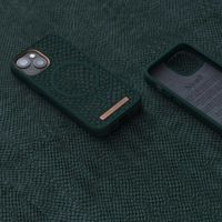 Njorð Collections Salmon Leather MagSafe Case für das iPhone 13 Mini - Dark Green