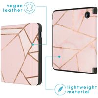 imoshion Design Slim Hard Case Sleepcover mit Stand Kobo Libra 2 / Tolino Vision 6 - Pink Graphic