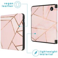 imoshion Design Slim Hard Sleepcover mit Stand für das Kobo Libra 2 / Tolino Vision 6 - Pink Graphic