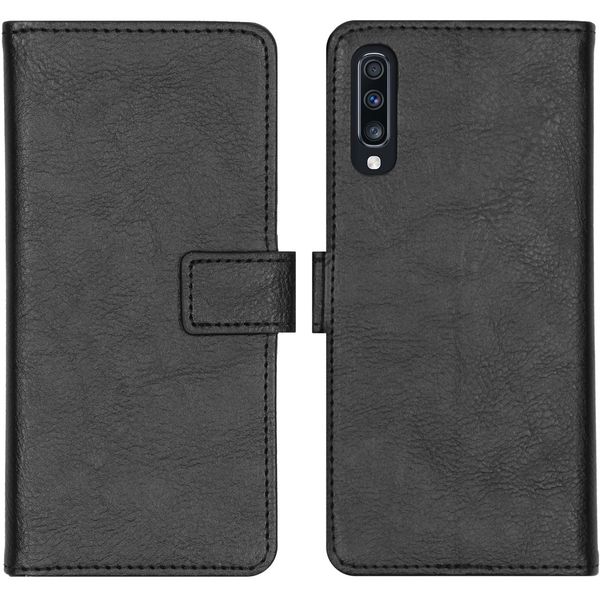 imoshion Luxuriöse Klapphülle Samsung Galaxy A70 - Schwarz
