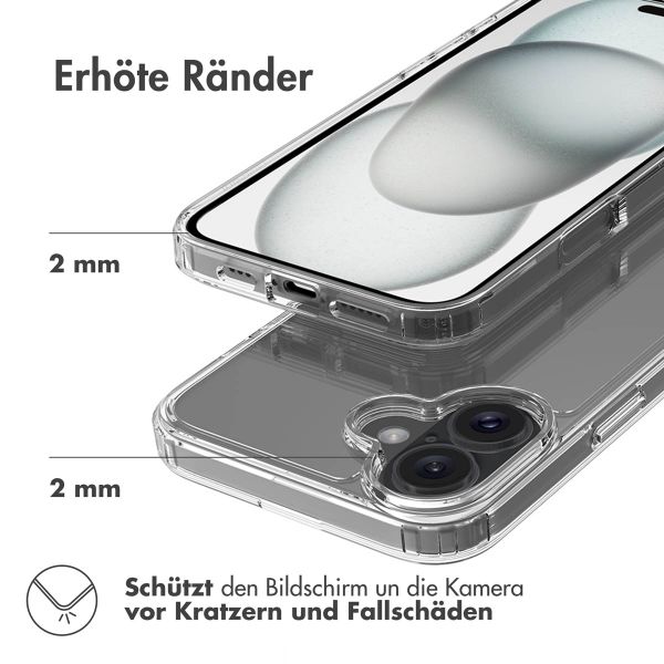 Accezz Xtreme Impact Case für das Apple iPhone 16 Plus - Transparent