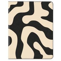 Selencia Passhülle - Kunstlederhülle für deinen Reisepass - Art Wave Black