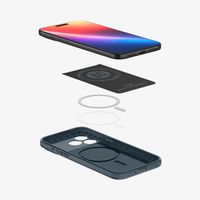 Spigen Thin Fit Backcover mit MagSafe Apple iPhone 17 Pro Max - Metal Slate
