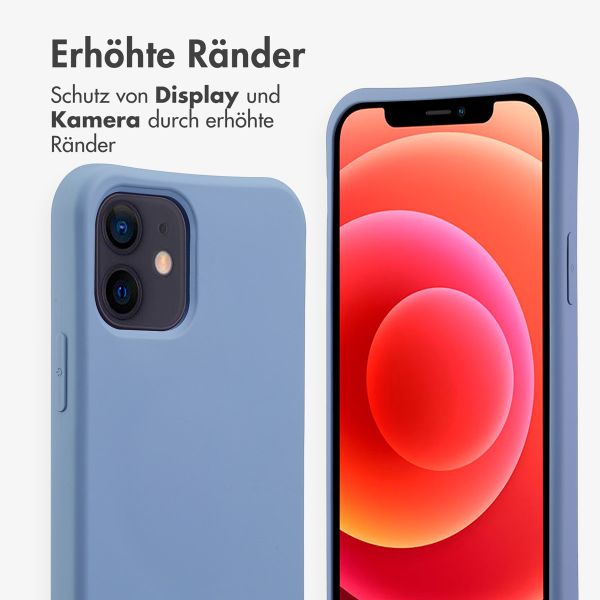 imoshion Color Backcover mit abnehmbarem Handykette und MagSafe Apple iPhone 12 (Pro) - Ash Blue