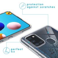 imoshion Design Hülle Samsung Galaxy A21s - Spritzer - Schwarz