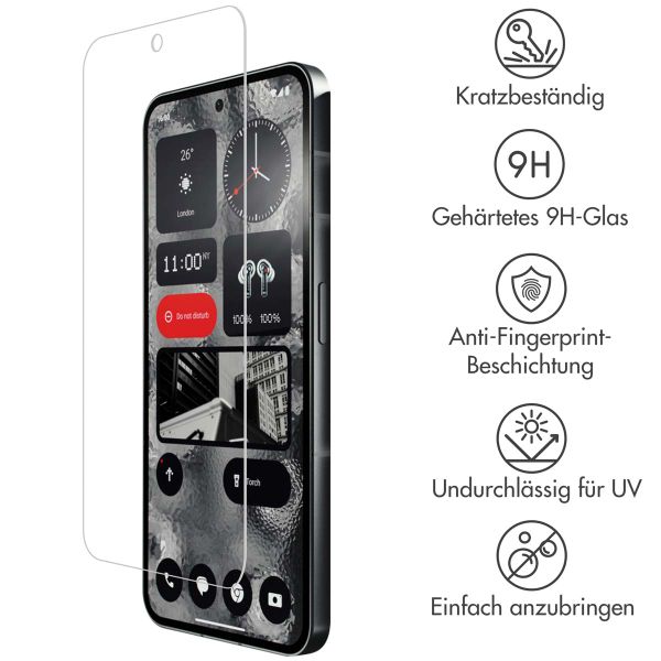 Accezz Screen Protector aus gehärtetem Glas Nothing Phone (2)