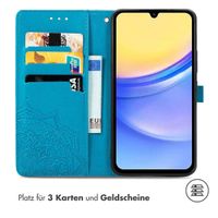 imoshion Mandala Klapphülle für das Samsung Galaxy A15 (5G/4G) - Türkis