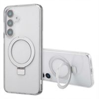 Accezz Ring Stand Backcover mit MagSafe Samsung Galaxy S25 Plus - Transparent