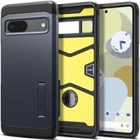 Spigen Tough Armor Backcover für das Google Pixel 7 - Metal Slate