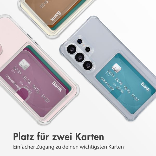 imoshion Soft Case Back Cover mit Kartenhalter Samsung Galaxy S26 Ultra - Transparent