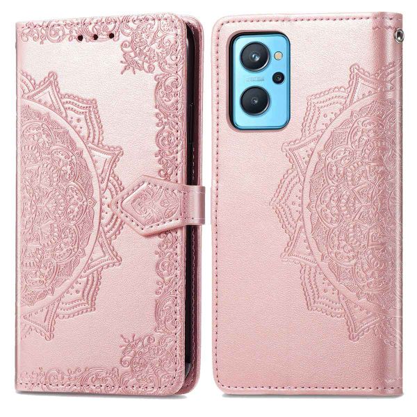 imoshion Mandala Klapphülle für das Oppo A76 (4G) - Rose Gold