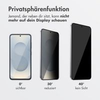 Accezz Sichtschutz-Schutzglas mit Applikator Samsung Galaxy S24 Plus / S25 Plus