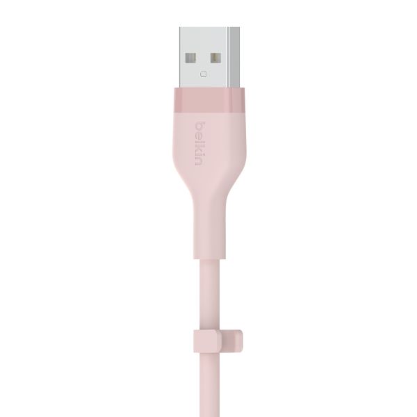 Belkin Boost↑Charge™ USB-A- auf Lightning-Kabel aus Silikon - 1 Meter - Rosa