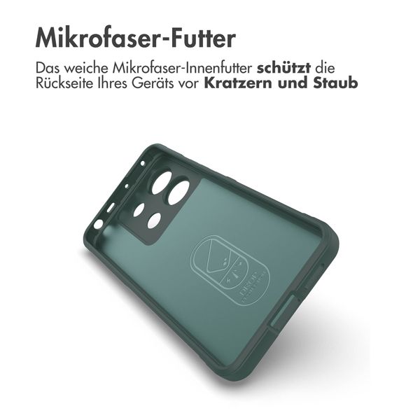 imoshion EasyGrip Back Cover für das Xiaomi Redmi Note 13 Pro (5G) - Dunkelgrün