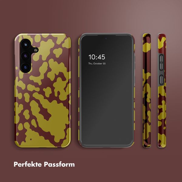 Selencia Vivid Back Cover Samsung Galaxy S25 FE - Moo'd Olive Dust