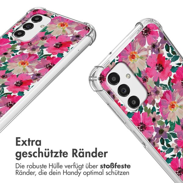 imoshion Design Hülle mit Band Samsung Galaxy A13 (5G) - Flower Water