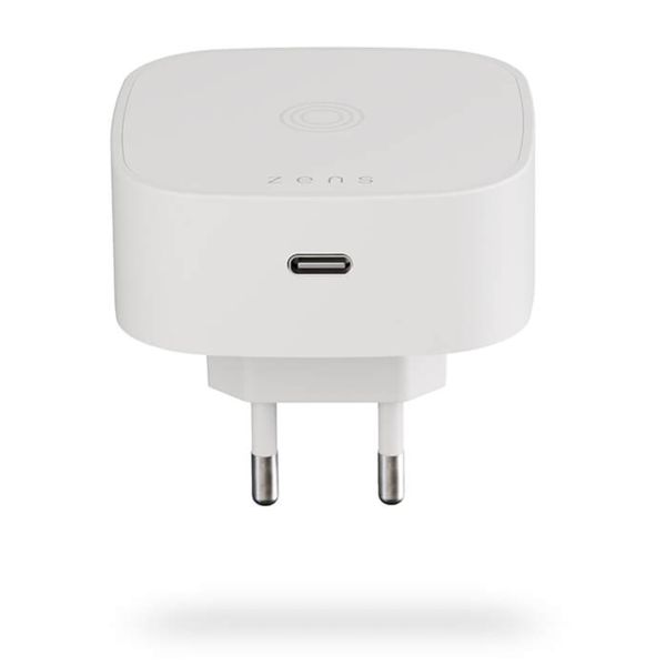 Zens Magnetic Wireless Charging Adapter | Geeignet für MagSafe und Qi2 - Weiß