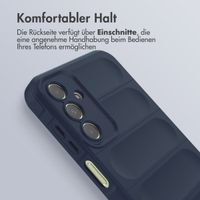 imoshion EasyGrip Back Cover für das Samsung Galaxy A15 (5G/4G) - Dunkelblau