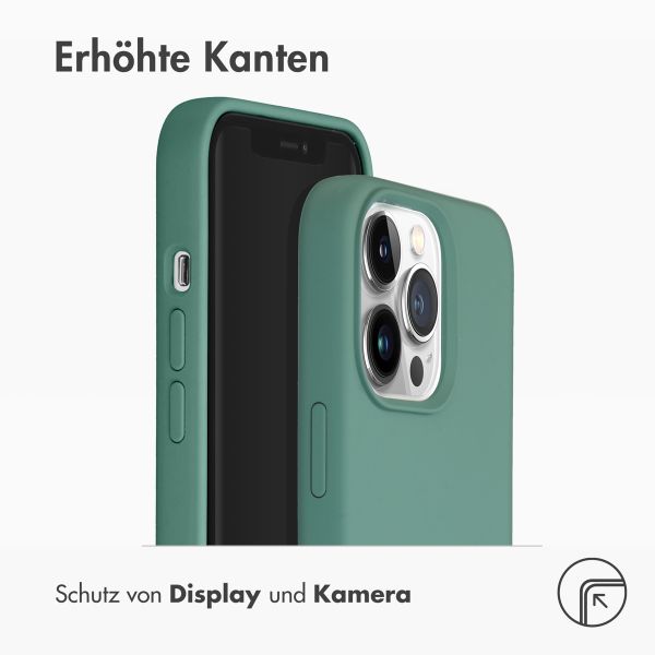 Accezz Liquid Silikoncase mit MagSafe für das iPhone 13 Pro - Grün