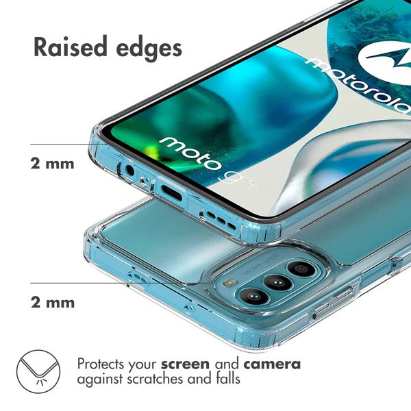 Accezz Xtreme Impact Case für das Motorola Moto G52 / G82 - Transparent