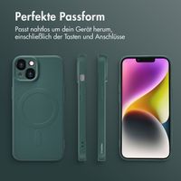 imoshion Color Back Cover mit MagSafe Apple iPhone 14 - Dunkelgrün