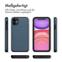 imoshion Backcover mit Kartenfach Apple iPhone 11 - Dunkelblau