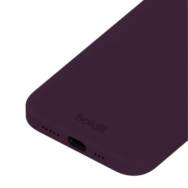 Holdit Silicone Case iPhone 12 / 12 Pro - Deep Plum