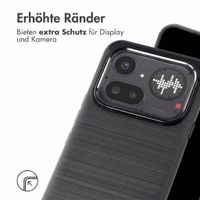 imoshion Brushed Back Cover Nothing Phone (4a) Pro - Schwarz