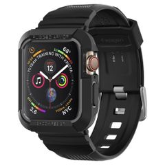 Spigen Rugged Armor™ Pro Hülle für Apple Watch 44 mm / 45 mm - Schwarz