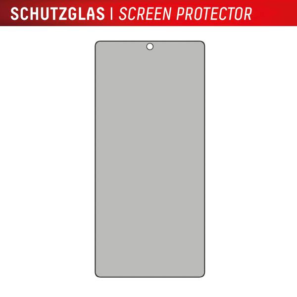 Displex Displayschutz aus gehärtetem Glas Privacy für das Samsung Galaxy S25 Ultra