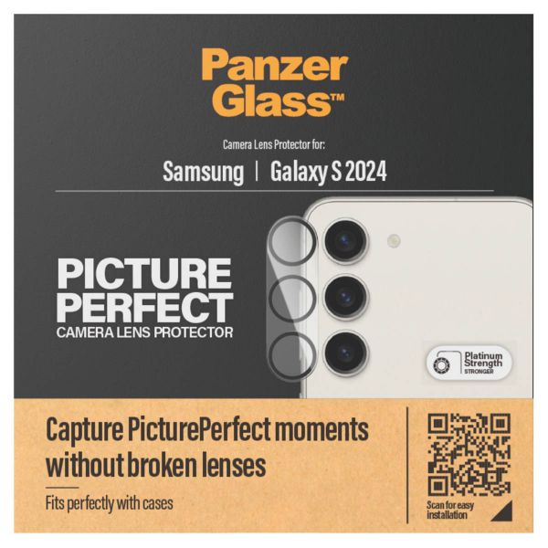 PanzerGlass Kameraprotektor aus Glas für das Samsung Galaxy S24