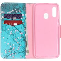 Design TPU Klapphülle für das Samsung Galaxy A20e