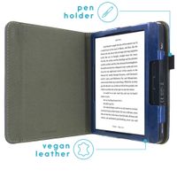 imoshion Vegan Leather Klapphülle Tolino Vision 5 - Dunkelblau