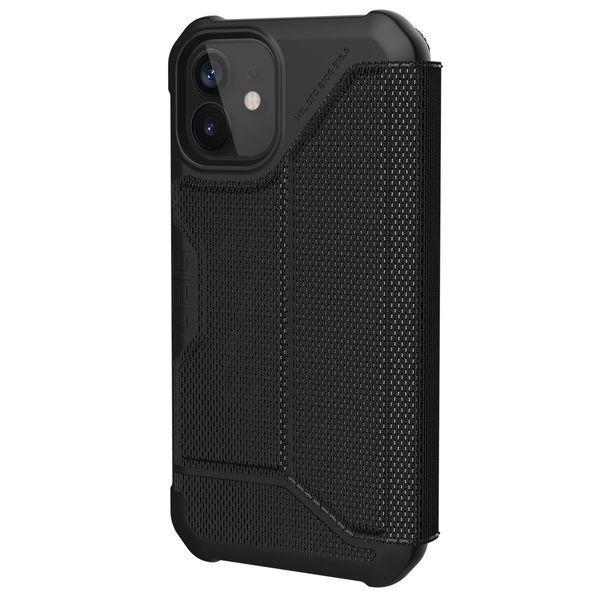 UAG Metropolis Klapphülle iPhone 12 Mini - Kevlar Black