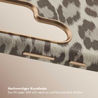 Selencia Sabi Backcover Leopardenmuster mit MagSafe Samsung Galaxy S24 Ultra - Soft Ivory