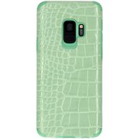 My Jewellery Croco Soft Case Back Cover Samsung Galaxy S9 - Grün