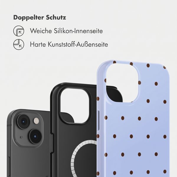 Selencia Vivid Rückabdeckung mit MagSafe Apple iPhone 14 - Happy Dots Digital Sky